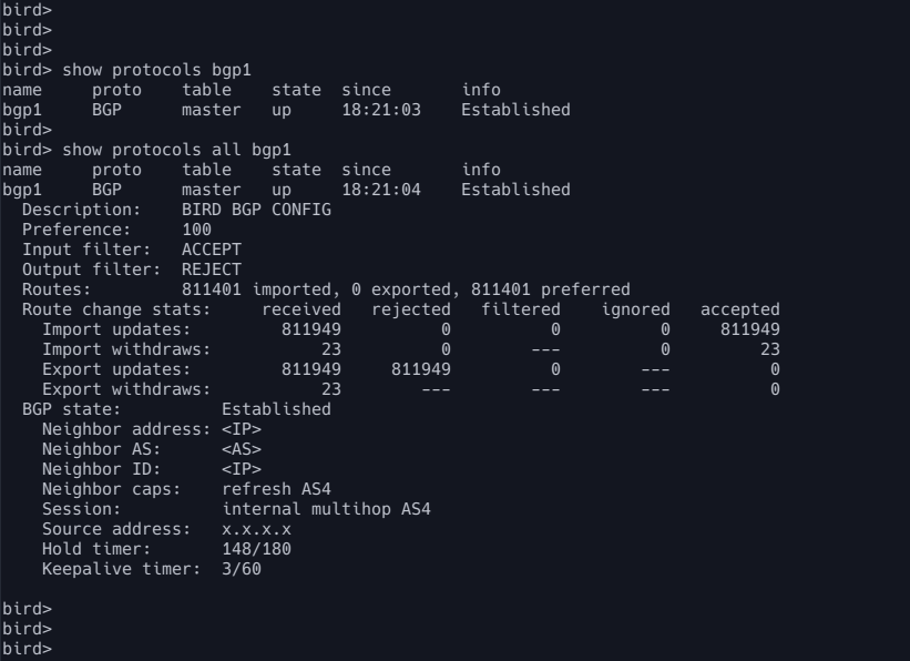 Running BGP on a Linux server with BIRD Routing Daemon